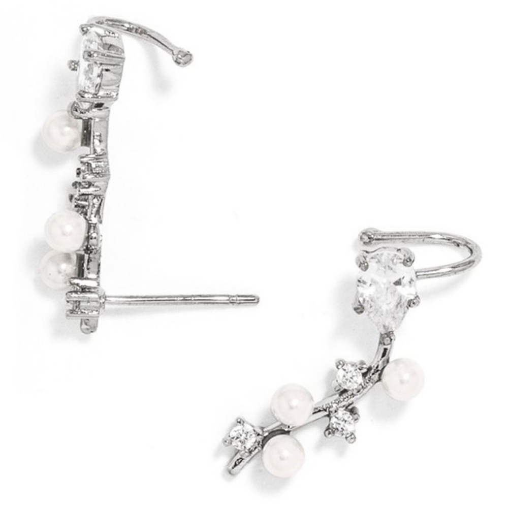 BaubleBar Frosty Ear Crawlers